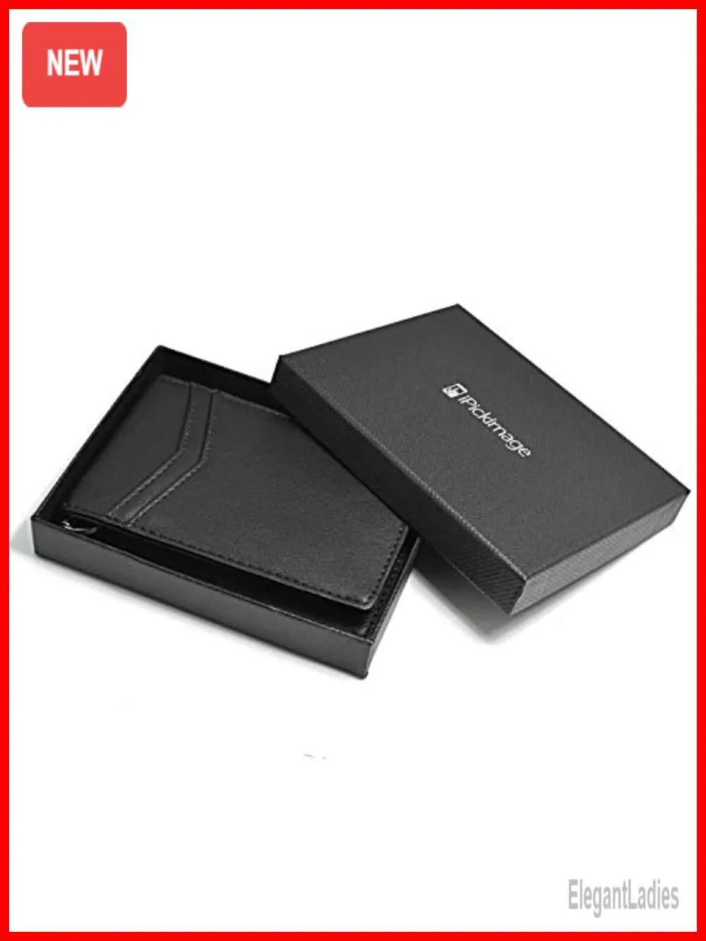 Ford Mustang Tri-Bar Logo Bi-fold PU Leather RFID Wallet